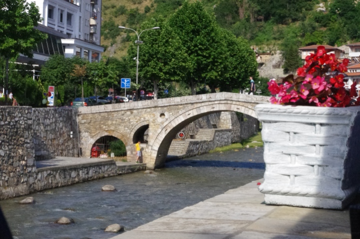 Old stone bridge in Prizren